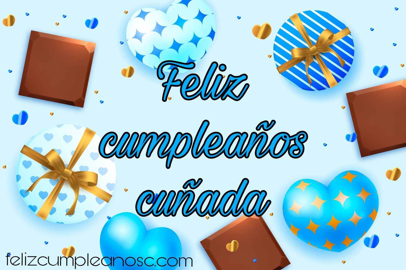 Feliz cumpleaños cuñada