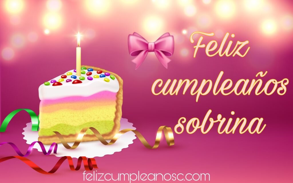 feliz cumpleaños para mi sobrina